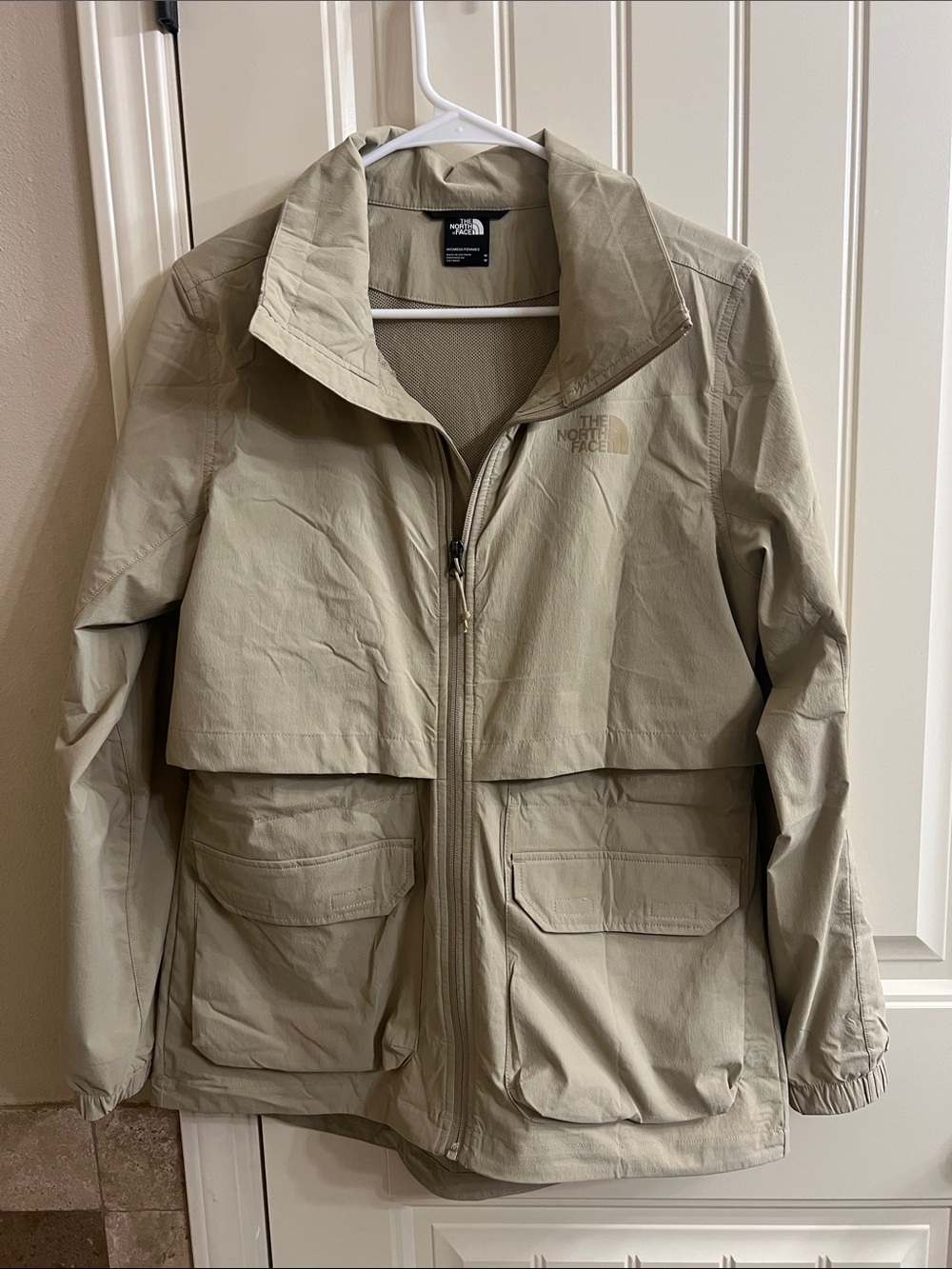 The North Face Light Tan Raincoat Jacket